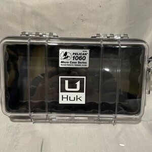 Huk Pelican Black Waterproof Storage Case